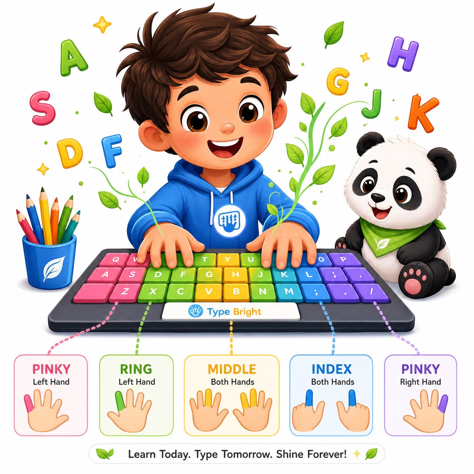 Learn typing with eco-friendly lessons